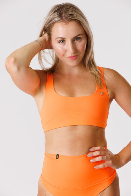 GoldBee Basic Plavky Vrchní Díl Neon Orange (Barva Neon Orange, Velikost L)