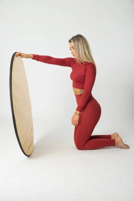 GoldBee Legíny B2 Lycra Brick Red (Barva Brick Red, Velikost L)