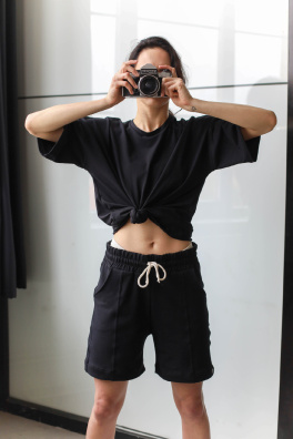 GoldBee Basic Organic Tričko Black (Barva Black, Velikost S)