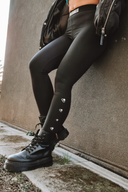 GoldBee Legíny Vertical Black (Barva Black, Velikost L)