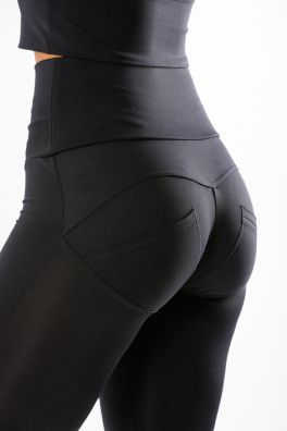 GoldBee Legíny Push-Up Pro Lycra Black