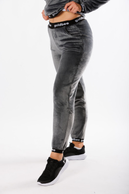 GoldBee Fluffy Tepláky Grey (Barva Grey, Velikost L)