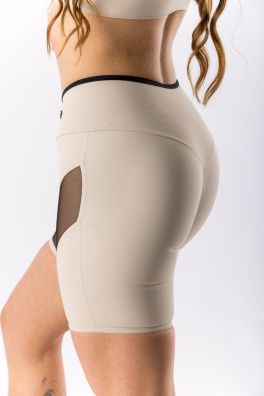 GoldBee Kraťásky Mesh Nylon Sand (Barva Sand, Velikost L)