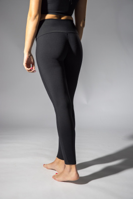 GoldBee Legíny B3 Zateplené Black (Barva Black, Velikost L)