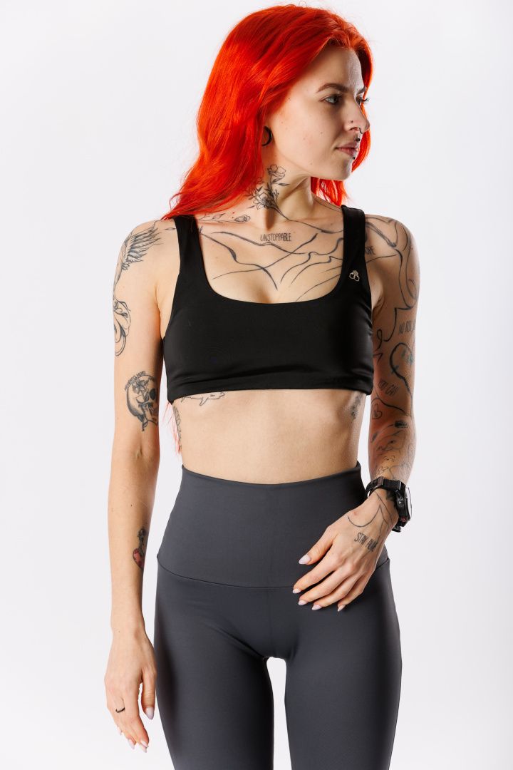 GoldBee Basic Plavky Vrchný Diel Black (Barva Black, Velikost XL)