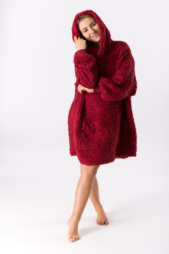 GoldBee Mikina Doba Ľadová Bloody Red (Barva Bloody Red, Velikost XL-4XL)