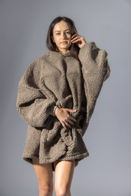 GoldBee Mikina Doba Ľadová New Grey (Barva New Grey, Velikost XL-4XL)