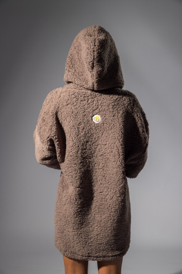 GoldBee Mikina Doba Ľadová Taupe (Barva Taupe, Velikost XL-4XL)