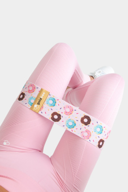 GoldBee Posilňovacia guma BeBooty Pink Donuts (Barva Pink Donuts, Velikost L)