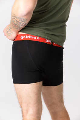 GoldBee Boxerky Logo Red (Barva Red, Velikost L)