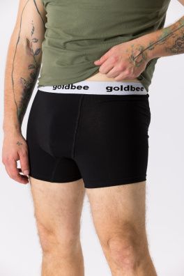 GoldBee Boxerky Logo White (Barva White, Velikost L)
