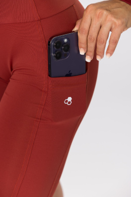 GoldBee Kraťasy S Vreckom Brick Red (Barva Brick Red, Velikost 5XL)