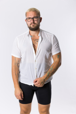 GoldBee Pánske Kraťasy Sťahujúce Pas Black (Barva Black, Velikost L)