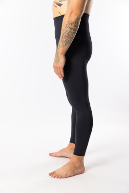GoldBee Pánske Legíny Sťahujúce Pas Black (Barva Black, Velikost L)