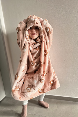 GoldBee Detská Mikina Doba Ľadová Fluffy Lions Pink (Barva Lions Pink, Velikost M)