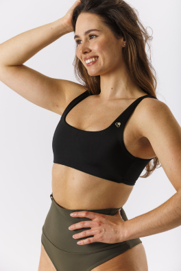 GoldBee Plavky Sťahovacie Brazílky Olive (Barva Olive, Velikost L)