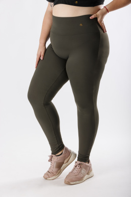 GoldBee Legíny B2 Lycra Army (Barva Army, Velikost 3XL)