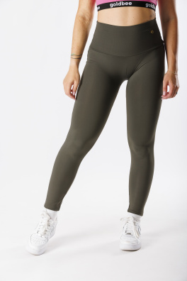 GoldBee Tvarujúce Legíny Lycra Army (Barva Army, Velikost 3XL)