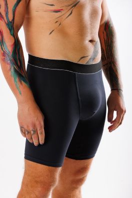 GoldBee Boxerky Dlhé Navy (Barva Navy, Velikost L)