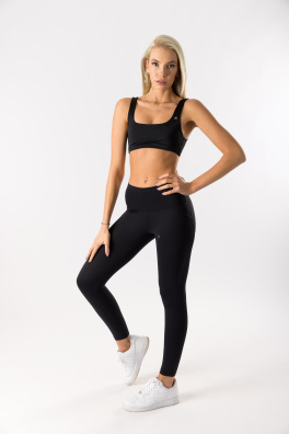GoldBee Legíny Push-Up Lycra Black (Barva Black, Velikost L)