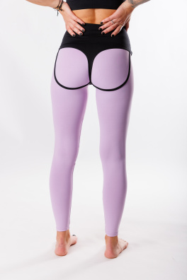 GoldBee Legíny Sťahujúce Pas Horny Lycra Lila (Barva Lila, Velikost L)