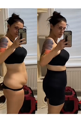 GoldBee Kraťasy Sťahujúce Pas Dlhé Black (Barva Black, Velikost 5XL)