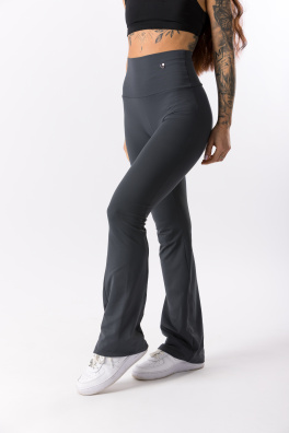 GoldBee Zvonové Legíny Sťahujúce Pas Lycra Grey (Barva Grey, Velikost 3XL)