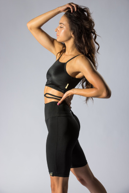 GoldBee Kraťásky Tenké Black (Barva Black, Velikost L)