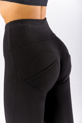 GoldBee Zateplené Legíny Push-Up Pro Black (Barva Black, Velikost 3XL)