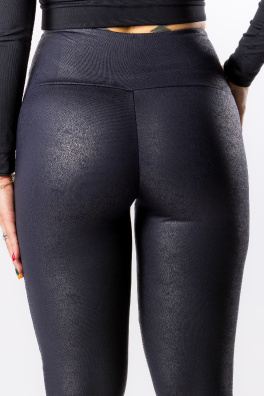 GoldBee Legíny B2 Koženkové Dark Blue (Barva Dark Blue, Velikost 4XL)