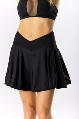 GoldBee Sukne Osie Pas Black (Barva Black, Velikost L)