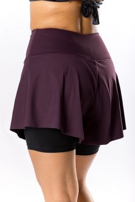 GoldBee Double Šortky S Elastickým Pásom Purple (Barva Purple, Velikost L)