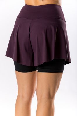 GoldBee Double Šortky S Elastickým Pásom Purple (Barva Purple, Velikost L)