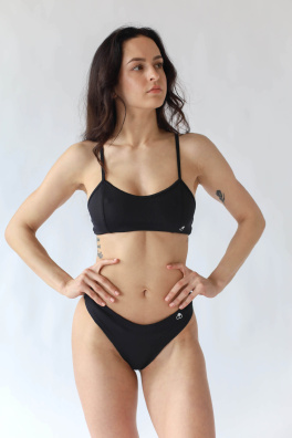 GoldBee Plavky TopOne Vrchný Diel Black (Barva Black, Velikost XS)