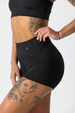 GoldBee Kraťasky Veve s Vreckom Black (Barva Black, Velikost XXL)