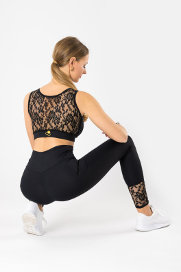 GoldBee Top Anastasiia Čipka Black (Barva Black, Velikost XS)