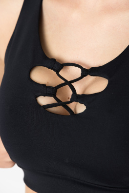 GoldBee Top Anastasiia String Black (Barva Black, Velikost XS)