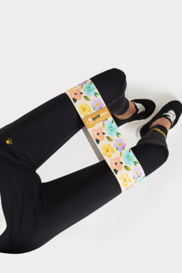 GoldBee Posilňovacia guma BeBooty Květinová Zahrada (Barva Květinová Zahrada, Velikost S)