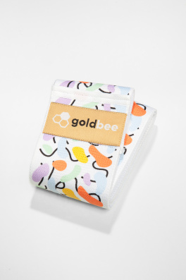 GoldBee Posilňovacia guma BeBooty Barevný Chaos (Barva Barevný Chaos, Velikost S)