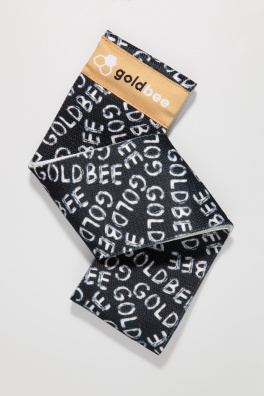 GoldBee Posilňovacia guma BeBooty GOLDBEE Black (Barva Black, Velikost L)