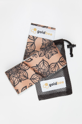 GoldBee Posilňovacia guma BeBooty Mandala Black (Barva Mandala Black, Velikost L)