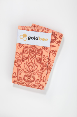 GoldBee Posilňovacia guma BeBooty Mandala Brown (Barva Mandala Brown, Velikost L)