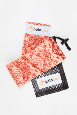 GoldBee Posilňovacia guma BeBooty Mandala Brown (Barva Mandala Brown, Velikost L)