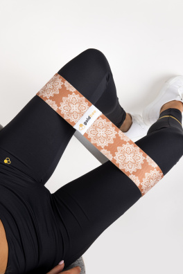 GoldBee Posilňovacia guma BeBooty Mandala White (Barva Mandala White, Velikost L)