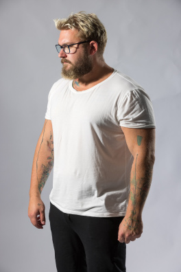 GoldBee Pánske Triko Ultra Tenké Cream (Barva Cream, Velikost M)