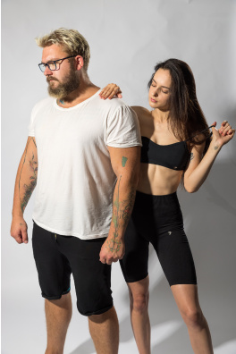 GoldBee Pánske Triko Ultra Tenké Cream (Barva Cream, Velikost M)