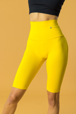 GoldBee Kraťasy Sťahujúce Pas Dlhé Yellow (Barva Yellow, Velikost XL)