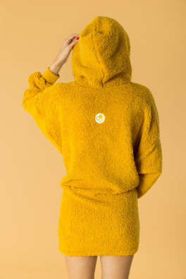 GoldBee Mikina Doba Ľadová Gold (Barva Gold, Velikost XL-4XL)