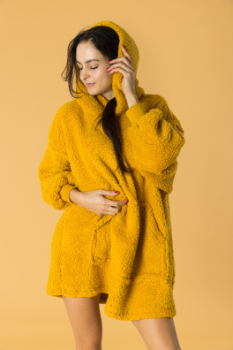 GoldBee Mikina Doba Ľadová Gold (Barva Gold, Velikost XL-4XL)