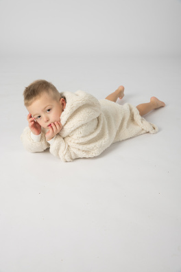 GoldBee Detská Mikina Doba Ľadová Creamy White (Barva Creamy White, Velikost M)